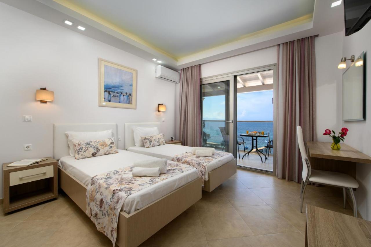 Villa Boukari Beach Mpoukaris Exteriör bild