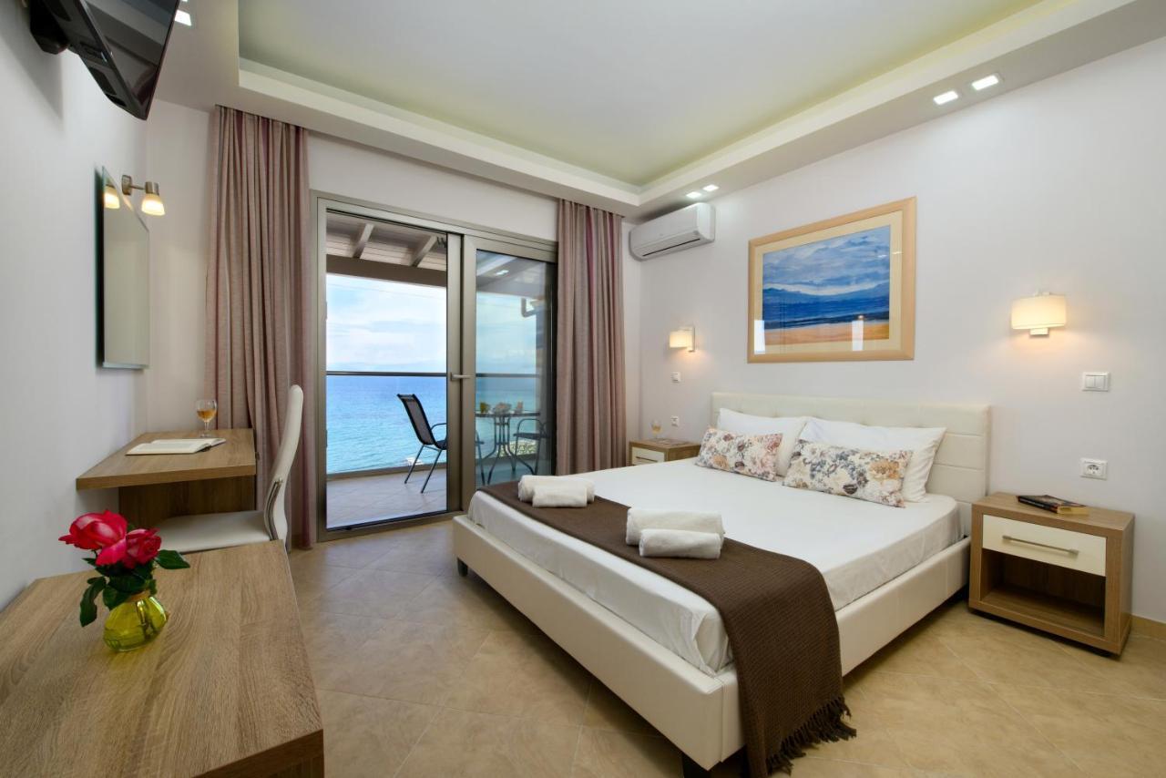 Villa Boukari Beach Mpoukaris Exteriör bild
