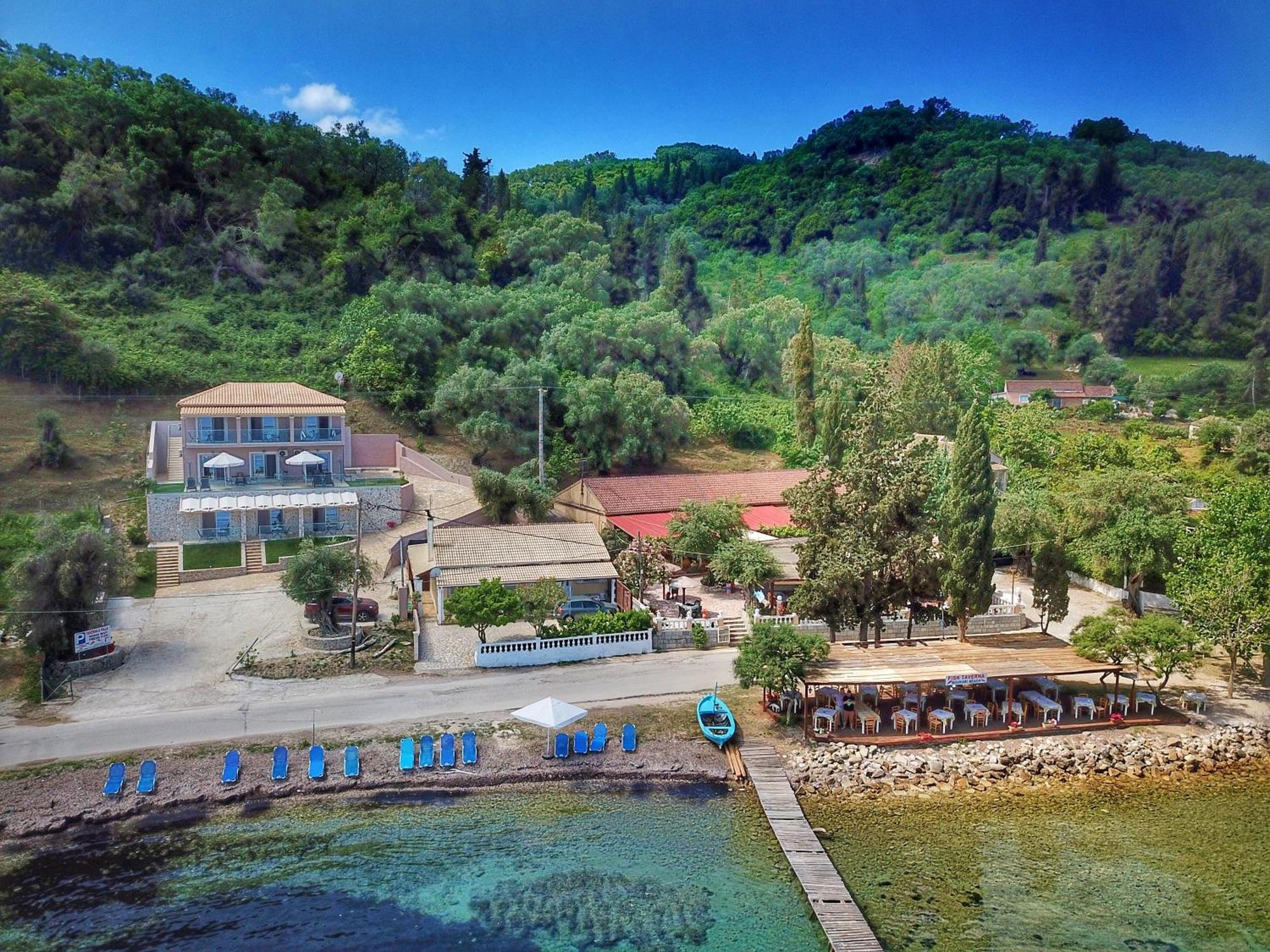 Villa Boukari Beach Mpoukaris Exteriör bild