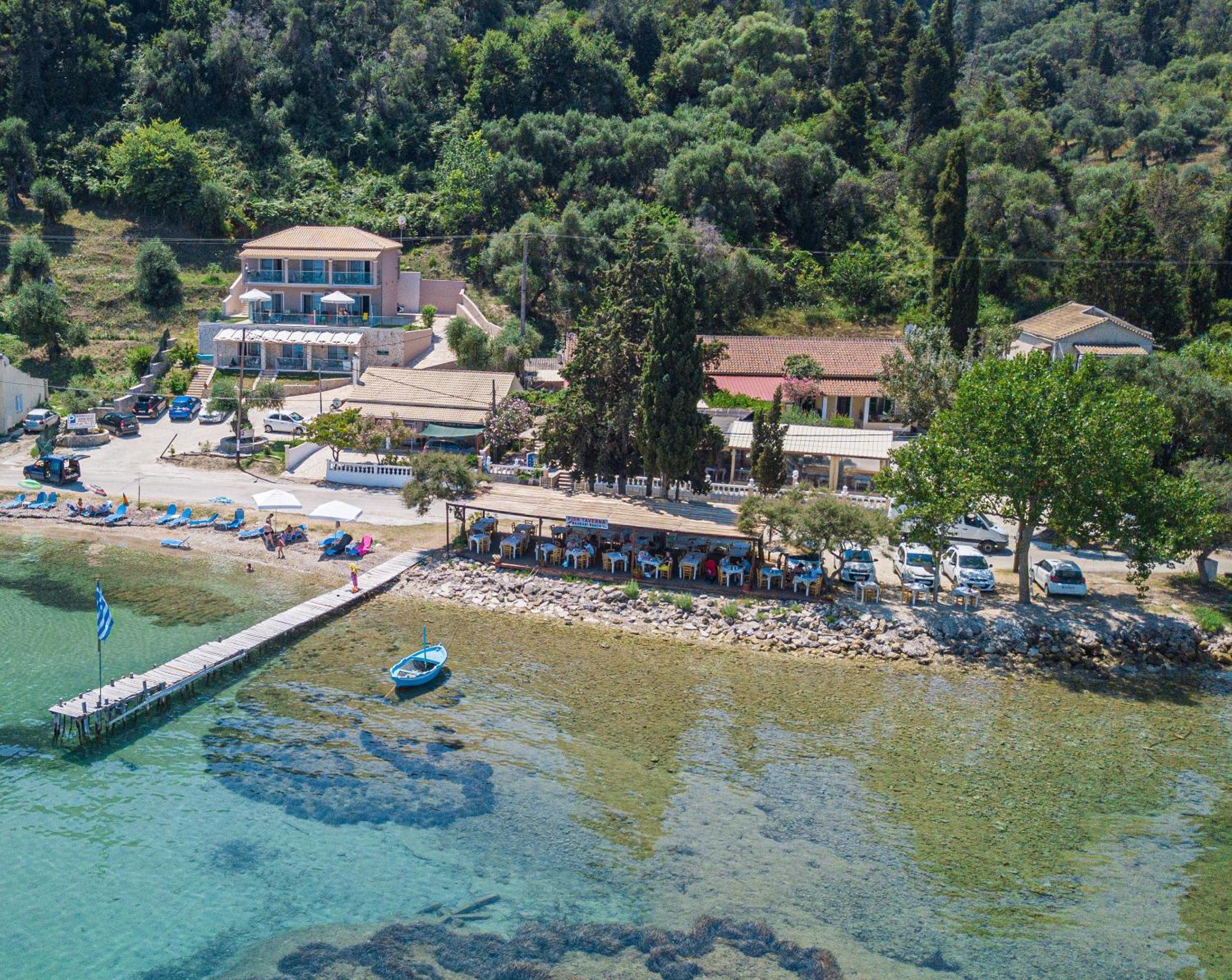 Villa Boukari Beach Mpoukaris Exteriör bild
